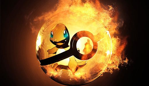 Charmander in pokeball image